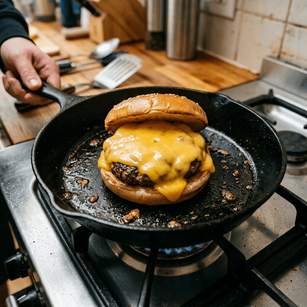 Easiest double stacked smash burgers on the&nbsp;internet
