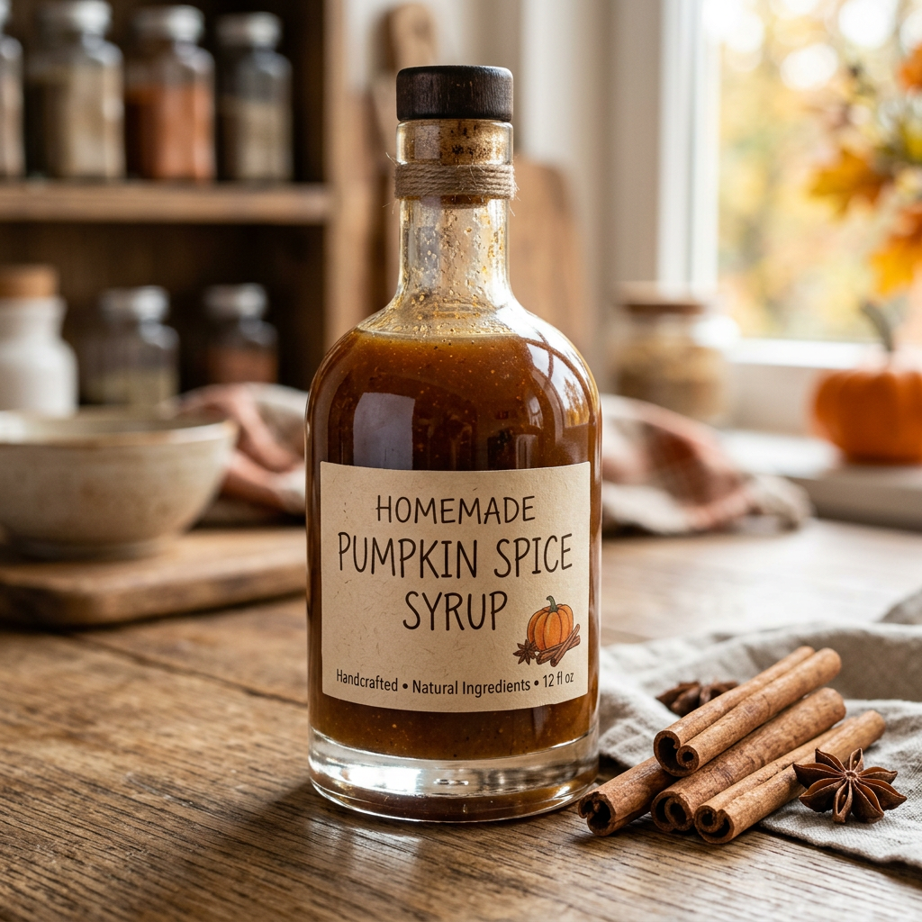 Year-Round Pumpkin Spice Syrup for Fall Flavors